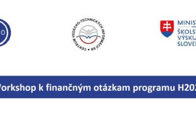 Workshop k finančným otázkam programu H2020