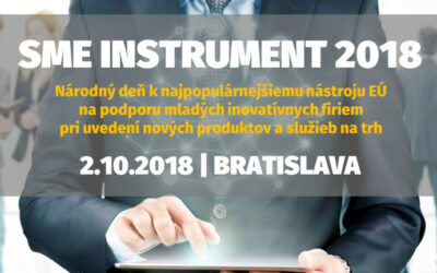 SME Instrument: Národný deň 2018 (Bratislava, 2.10.2018)
