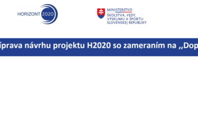 Príprava návrhu projektu H2020 so zameraním na ,,Dopad“