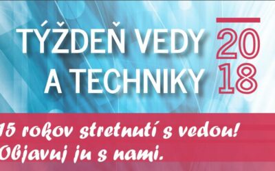 Týždeň vedy a techniky 2018 (5.-11.11.2018)