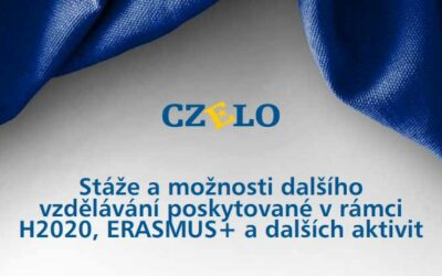 Brožúra: Stáže a možnosti ďalšieho vzdelávania v rámci H2020, ERASMUS+ a ďalších aktivít