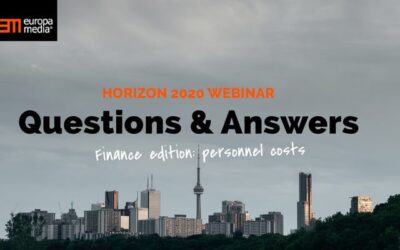 Webinár: Horizon 2020 “Finance FAQ: Personnel costs” (7.3.2019)