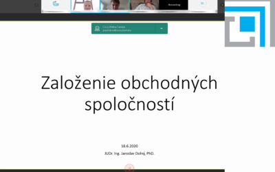 Založenie obchodnej spoločnosti