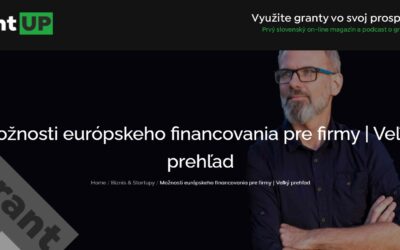 Možnosti európskeho financovania pre firmy