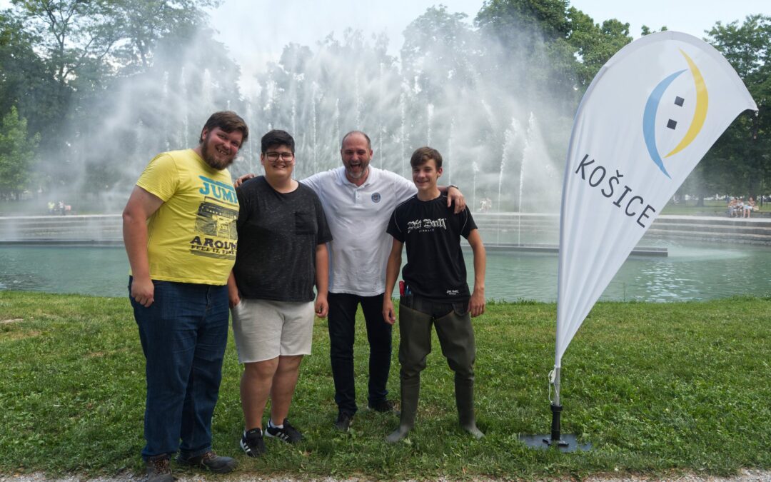 Vďaka študentskému startupu z TUKE fontána v Košickom mestskom parku zahrá pesničku aj premietne film!