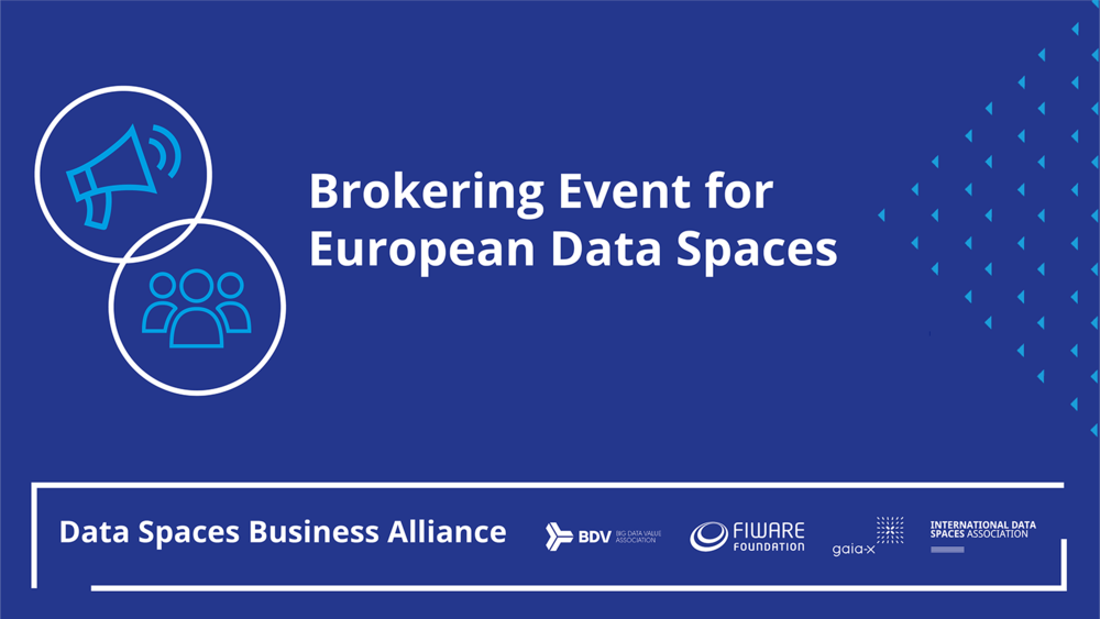 2021/12/16 Brokering Event for European Data Spaces