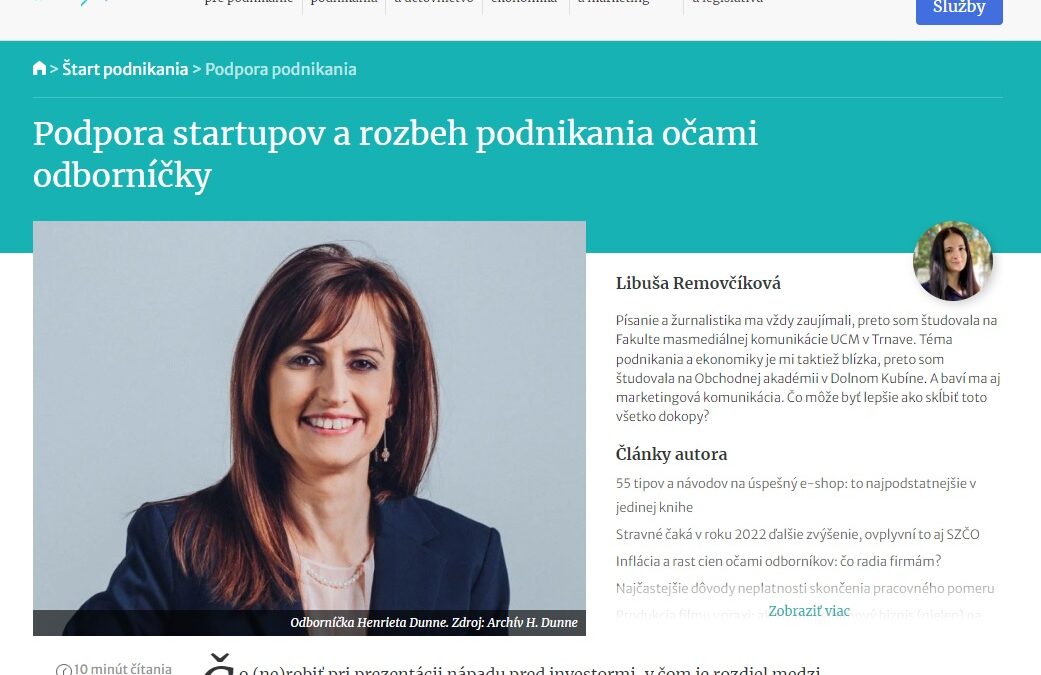Článok na podnikajte.sk