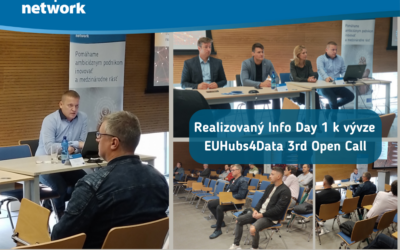 Realizovaný Info Day 1 k výzve EUHubs4Data 3rd Open Call