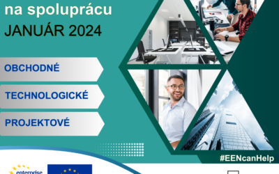 Príležitosti na spoluprácu zverejnené v databáze Enterprise Europe Network v JANUÁRI 2024