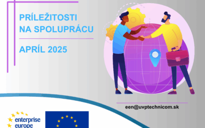 Príležitosti na spoluprácu zverejnené v databáze Enterprise Europe Network v APRÍLI 2025