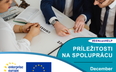 Príležitosti na spoluprácu – december 2025