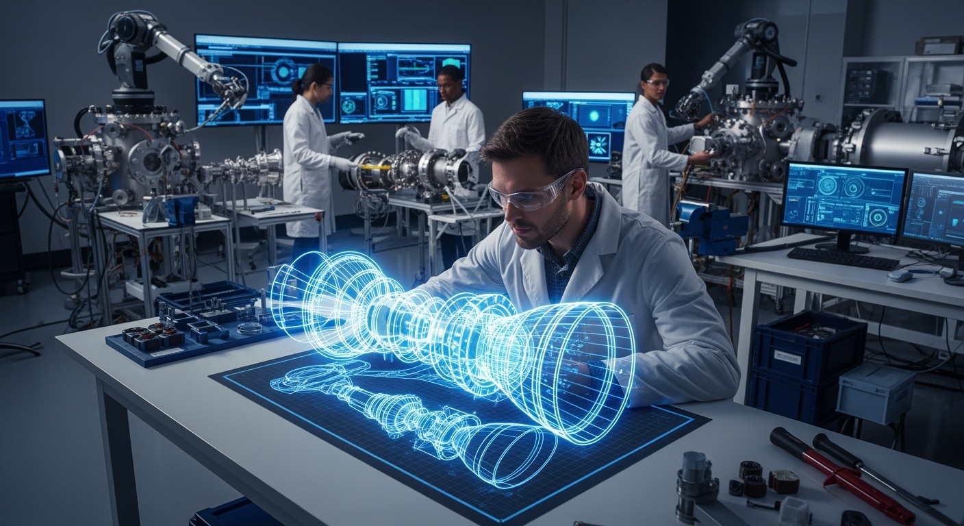 Create,An,Image,Of,A,Rocket,Scientist,Laboratory,,And,Have